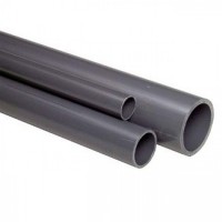 Tubo PVC ad incollaggio diametro Ø 25 mm - lunghezza 1 metro - grigio