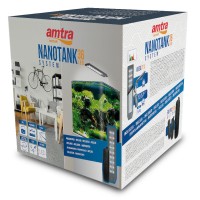 Amtra NanoTank cubo System completo 30 litri - 30x30x35 cm vetro curvo...