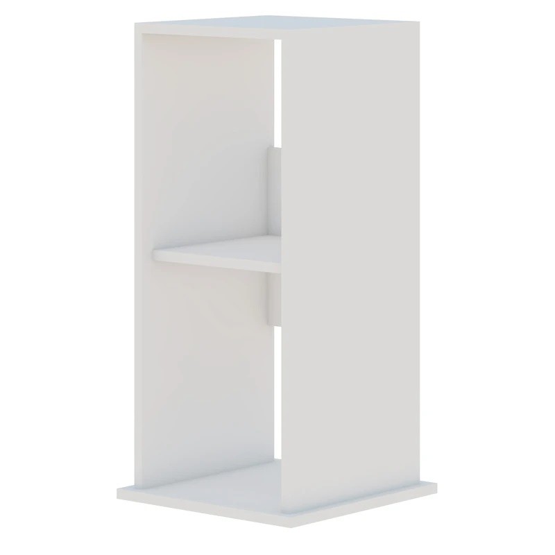 Aqpet Cabinet 40 bianco lucido - Supporto 40x40x95h cm White in legno per  Acquario - mobiletto