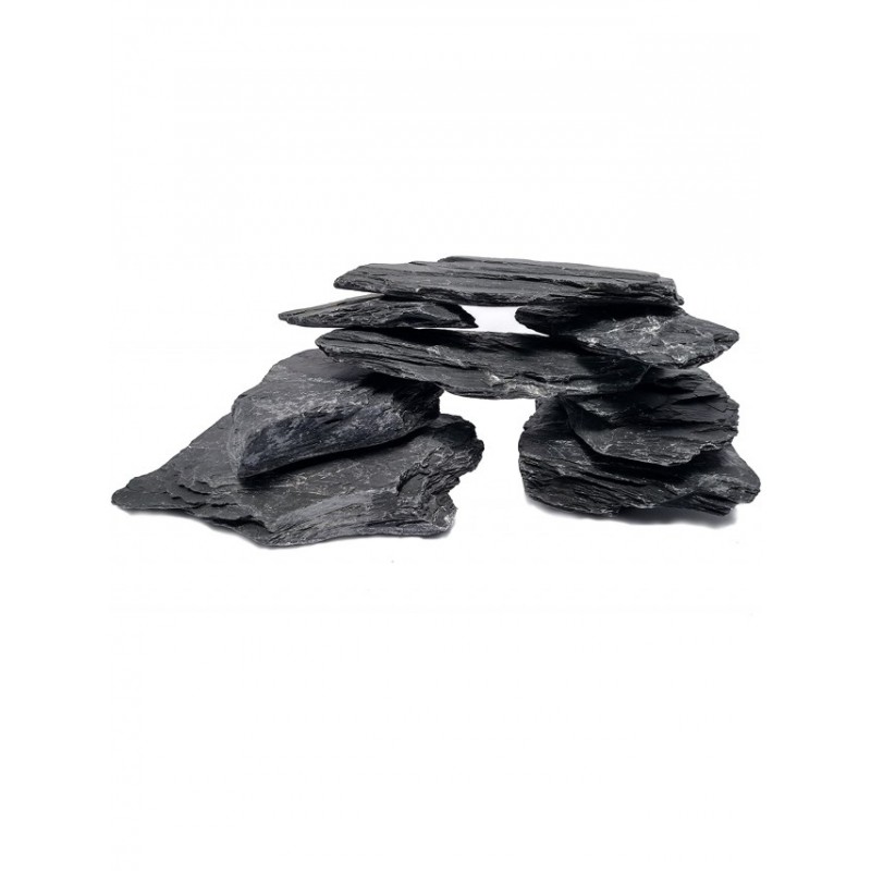 25 kg ardesia pietra nera naturale per un acquario Vivarium Rock 