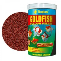 Tropical GOLDFISH COLOUR PELLET 250ml/90gr. mangime in granuli per pesci...